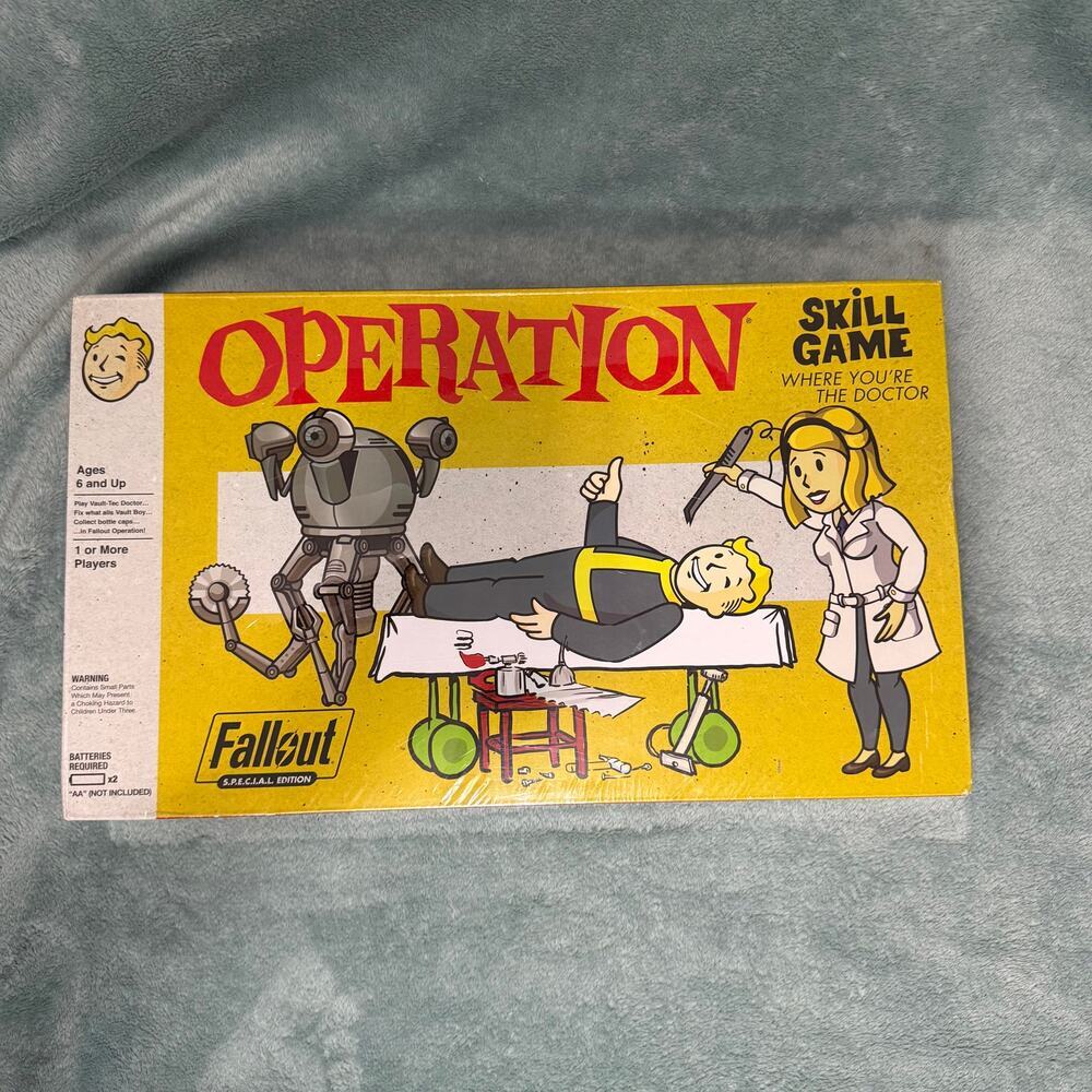Hasbro Operation: Fallout Special Edition Board Game 2017 Brand New Sealed Box